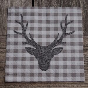 Serviette 44 hellbraun