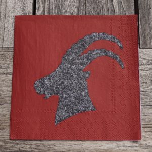 Serviette 47 rot